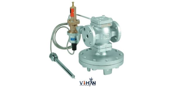 شیر ترموستاتیک یوشی تاکی مدل OB-2000 مناسب کنترل دمای بخار و آبگرم صنعتی