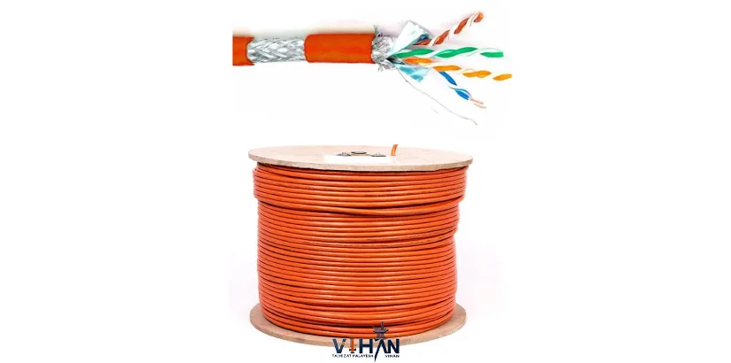 کابل شبکه نگزنس CAT6 SFTP مناسب شبکههای پرسرعت و صنعتی